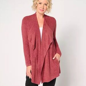 NWT Barefoot Dreams Regular CozyChic Lite Ribbed Island Wrap Cardigan